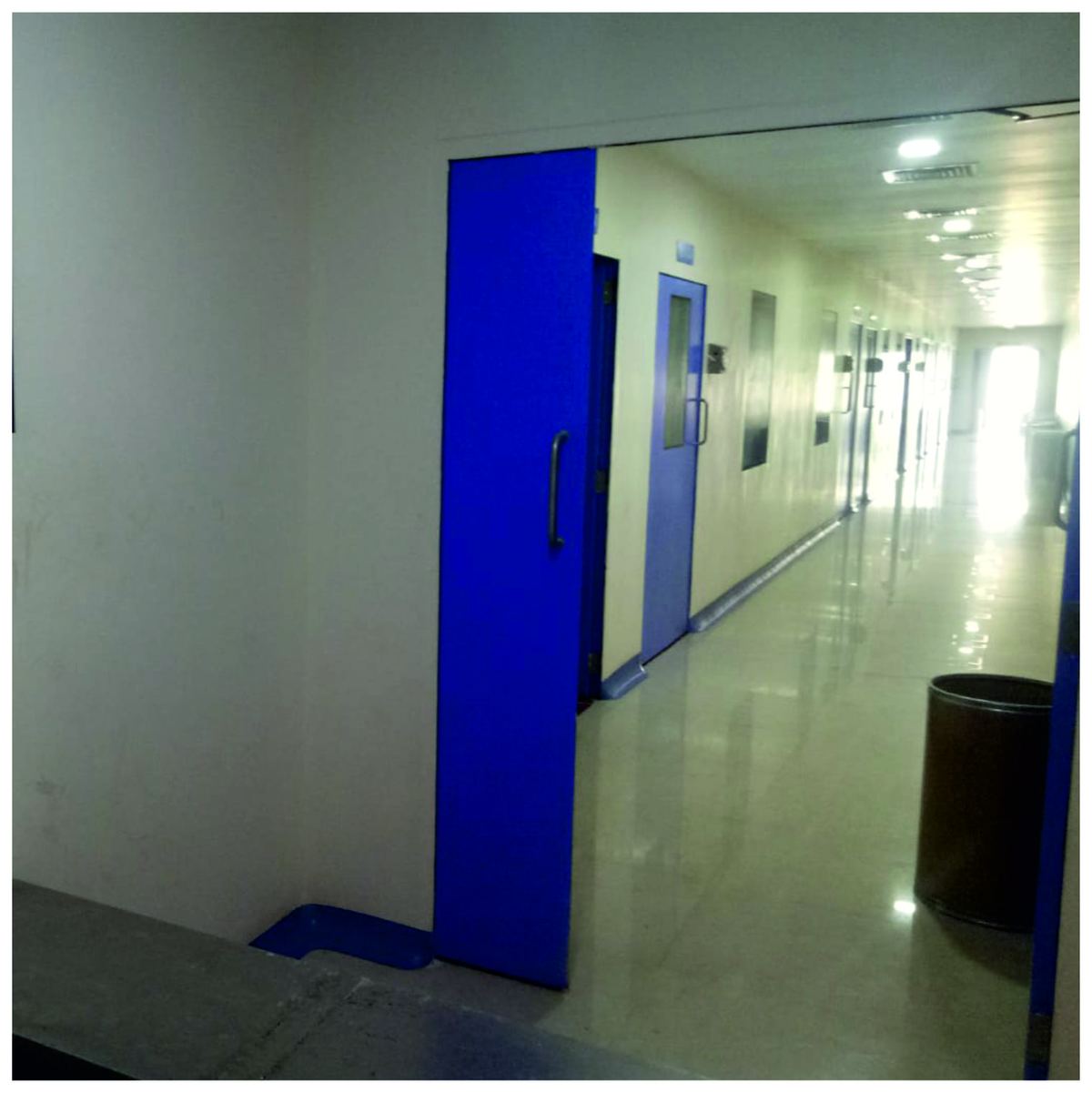 Clean corridor inside a Lamma-engineered pharma facility